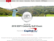 Tablet Screenshot of espygolf.com